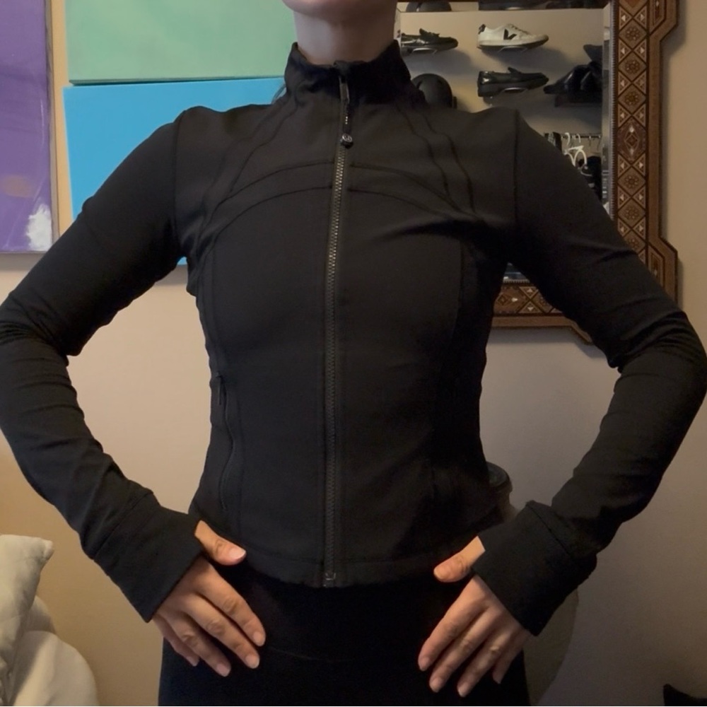 Lululemon Black Define Cropped Jacket